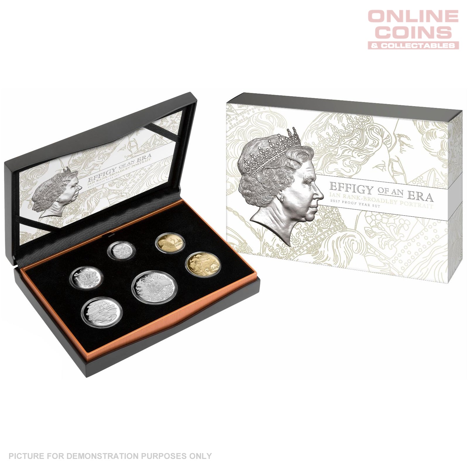 2017 Royal Australian Mint Six Coin PROOF Year Set - Effigy of an Era